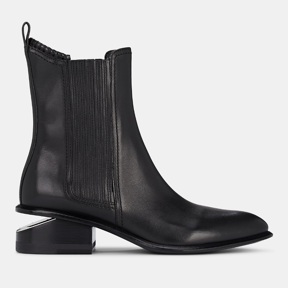 Alexander Wang Leather Anouck Cutout Chelsea Boots